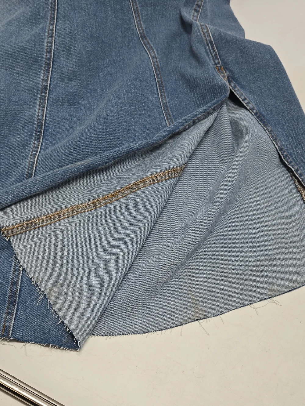 Long Denim Maxi Skirt 6